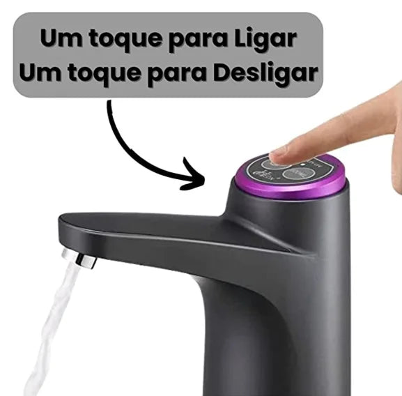 Garrafa de bomba elétrica, galão de água, 20 litros, dispensador recarregável usb premium (2 botões)-Neverdie Store