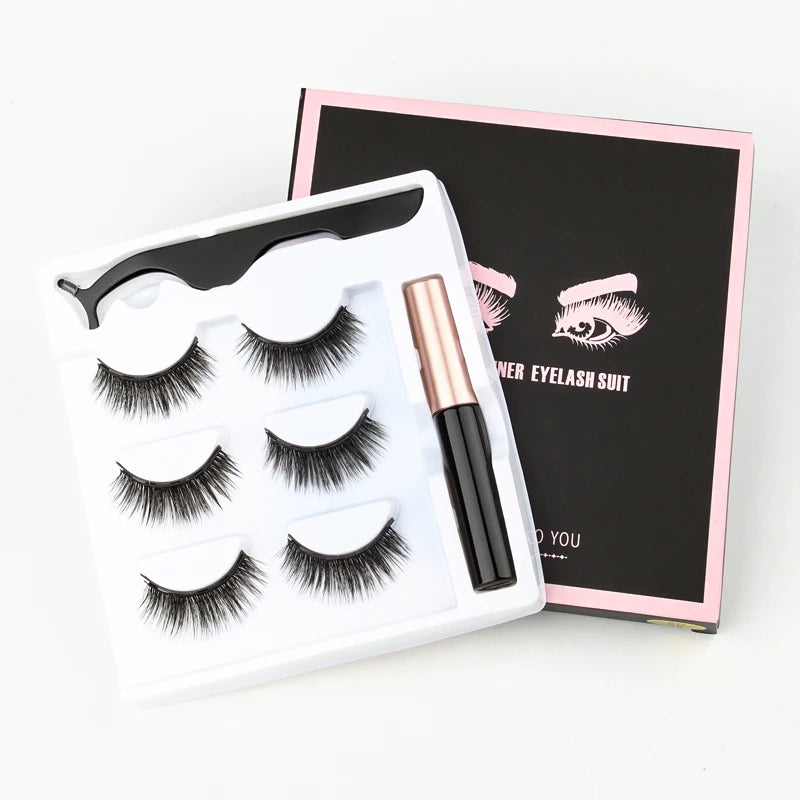 Cílios Magnéticos 3D Mink Eyelashes é perfeito para uma maquiagem natural e suave