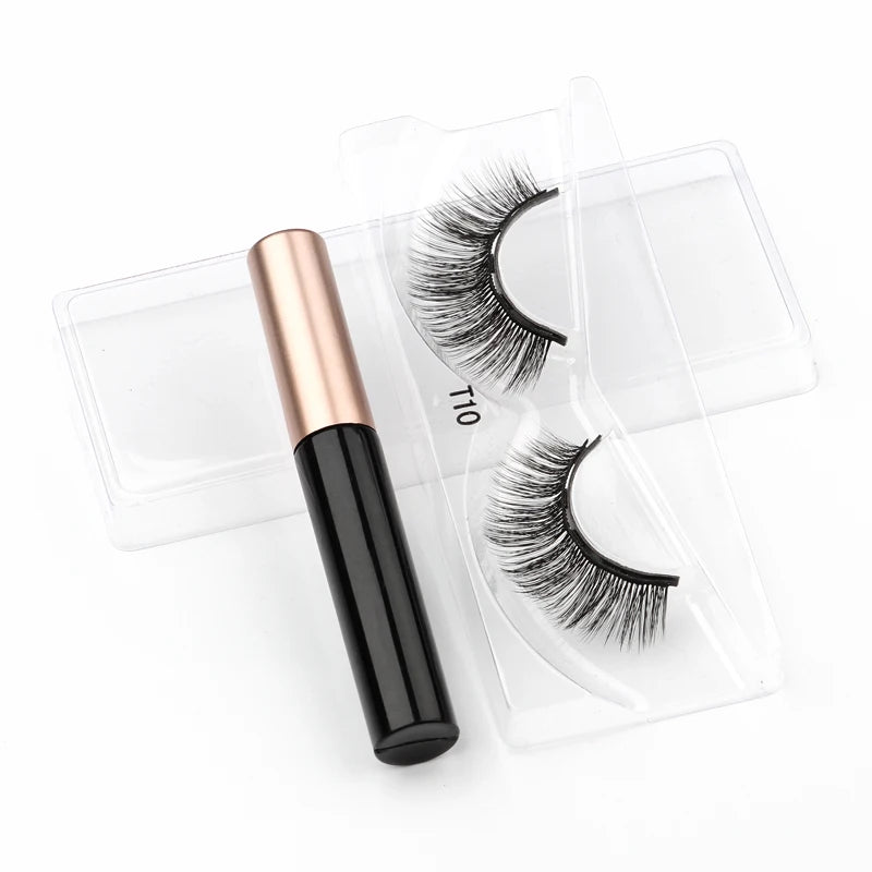 Cílios Magnéticos 3D Mink Eyelashes é perfeito para uma maquiagem natural e suave