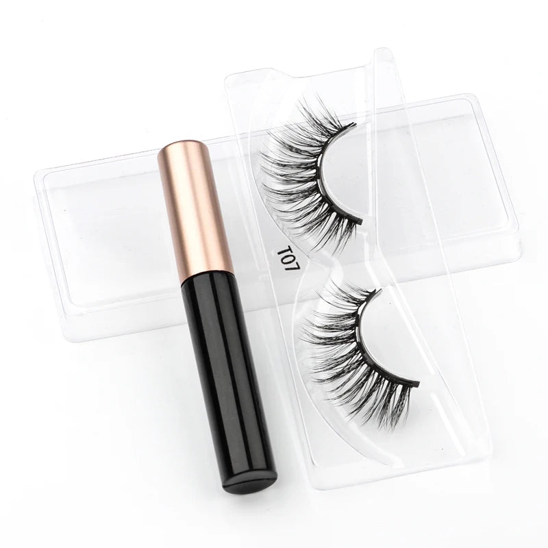 Cílios Magnéticos 3D Mink Eyelashes é perfeito para uma maquiagem natural e suave