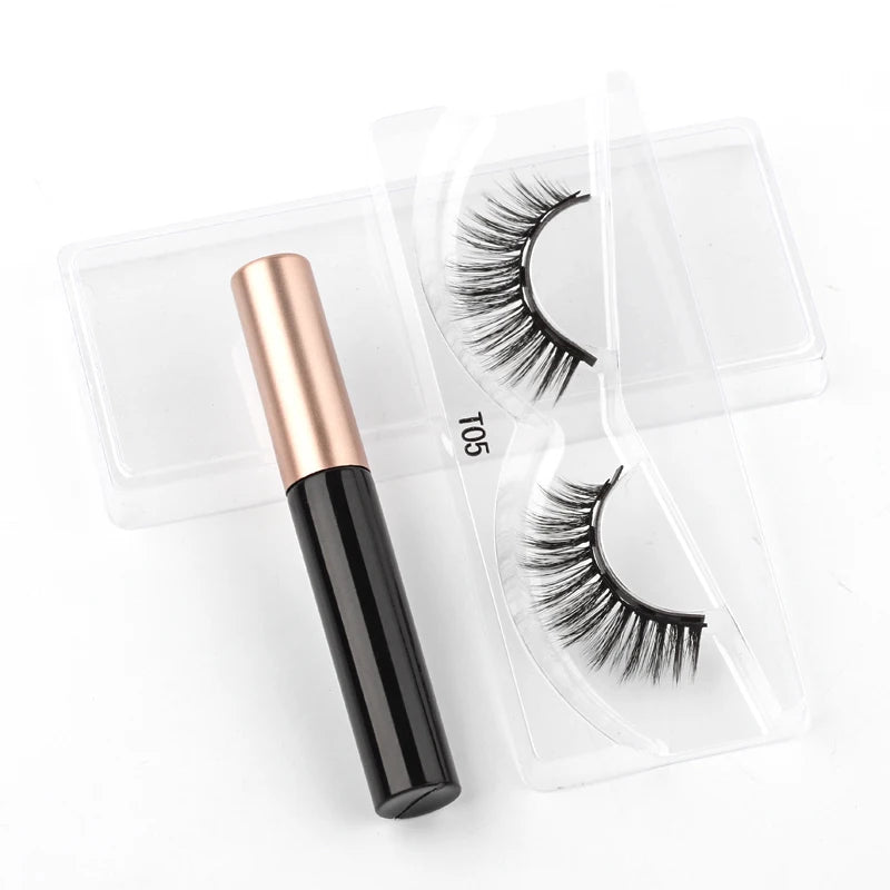 Cílios Magnéticos 3D Mink Eyelashes é perfeito para uma maquiagem natural e suave