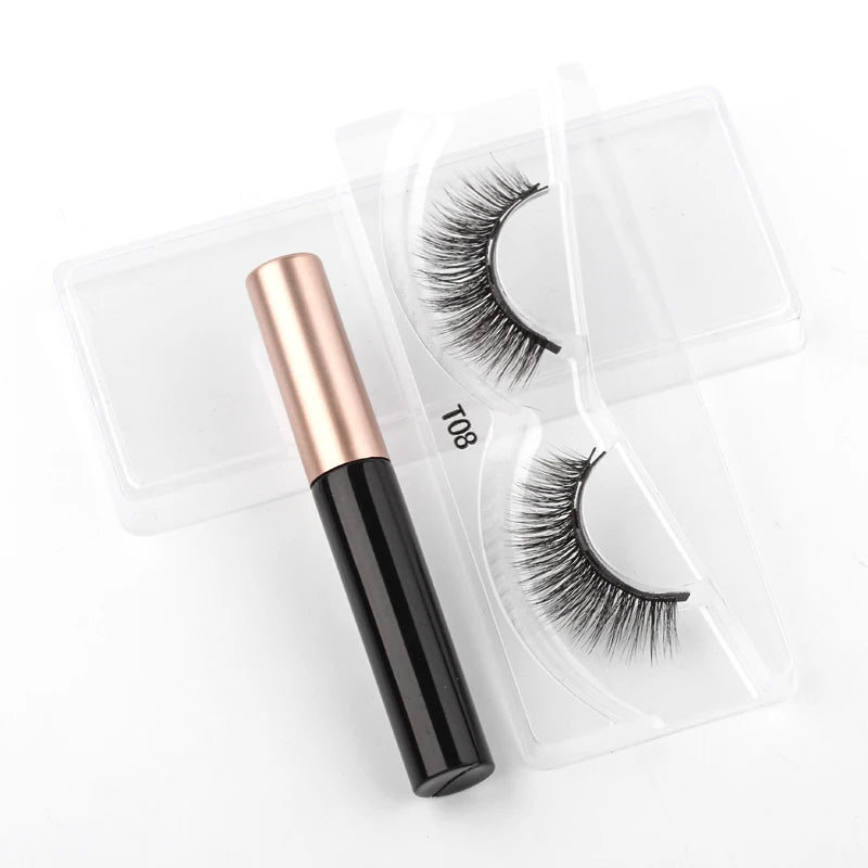 Cílios Magnéticos 3D Mink Eyelashes é perfeito para uma maquiagem natural e suave