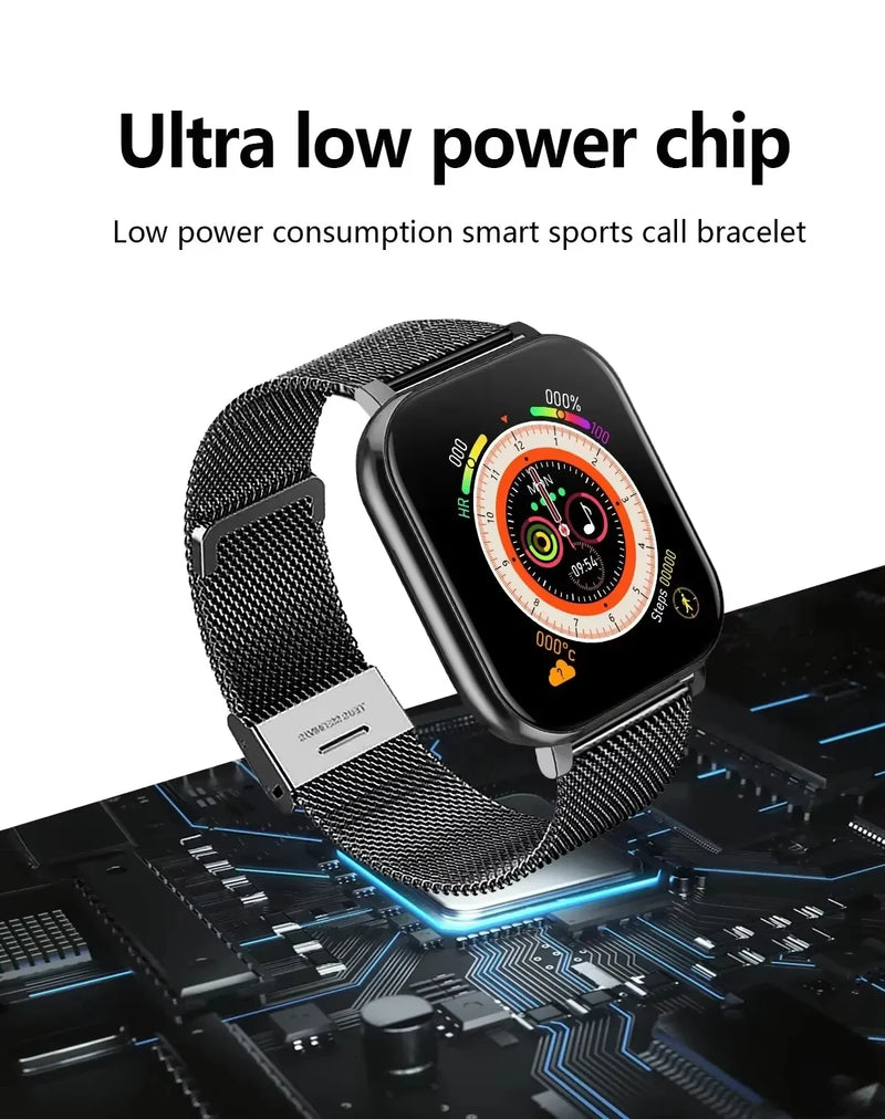 Xiaomi relógio inteligente feminino masculino senhora presente esporte relógios de fitness monitor freqüência cardíaca à prova dwaterproof água smartwatch para telefones android ios