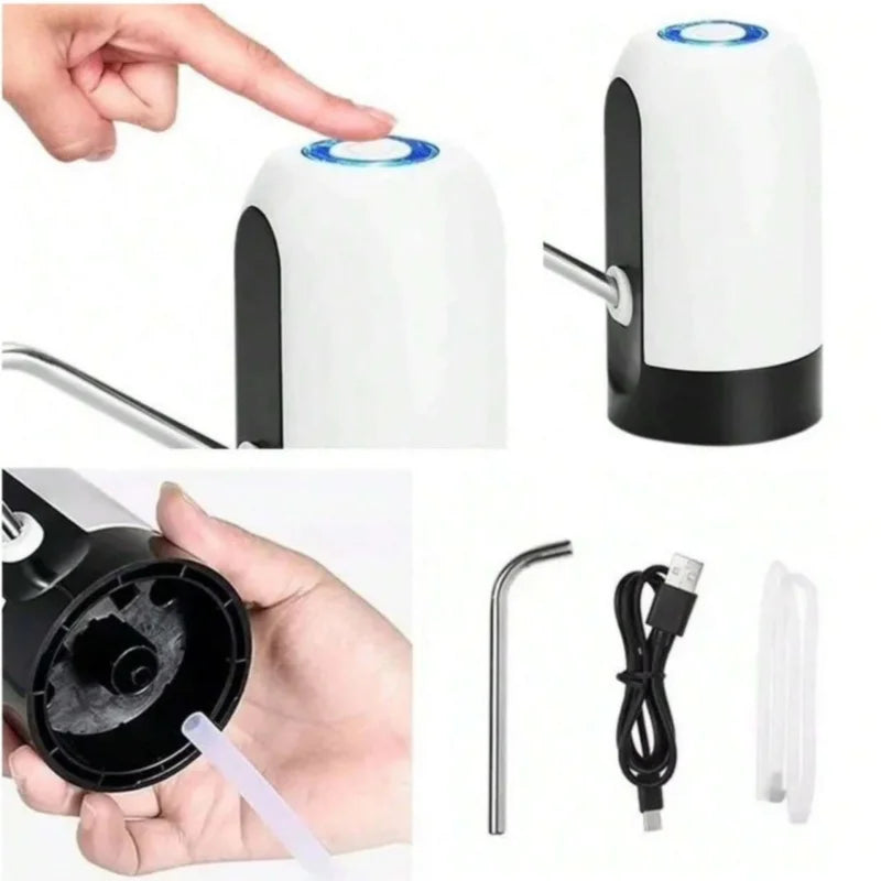 Bomba de água de mesa, carregamento USB, dispensador automático de água, chaleira portátil, acampamento ao ar livre