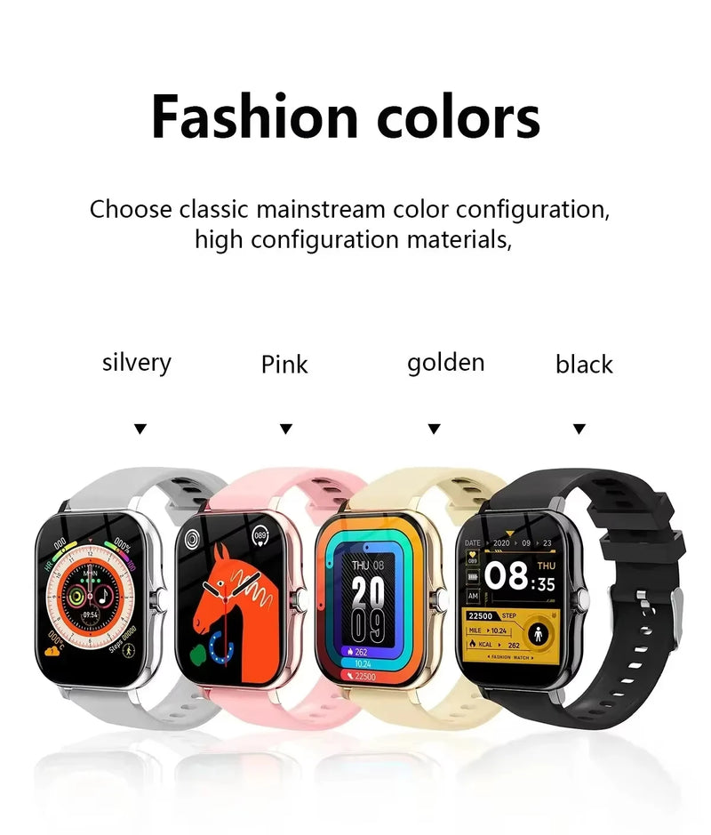 Xiaomi relógio inteligente feminino masculino senhora presente esporte relógios de fitness monitor freqüência cardíaca à prova dwaterproof água smartwatch para telefones android ios