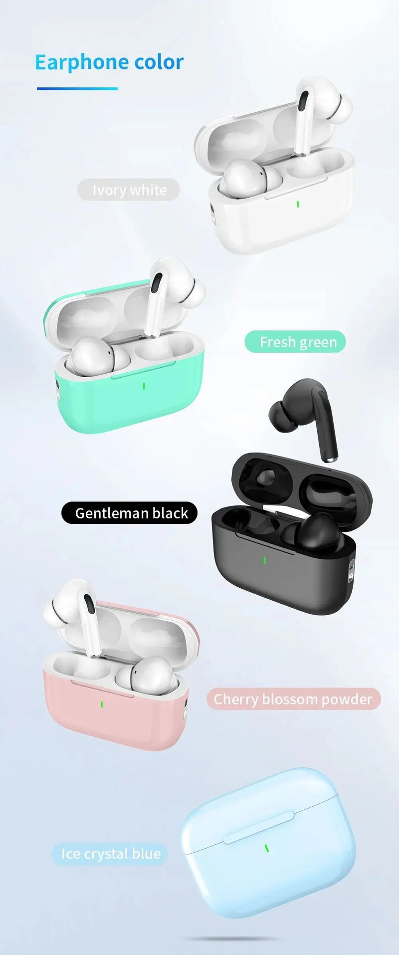 Original ar pro bluetooth fones de ouvido bluetooth 5.3 auriculares fones de ouvido para jogos para iphone apple xiaomi android telefone