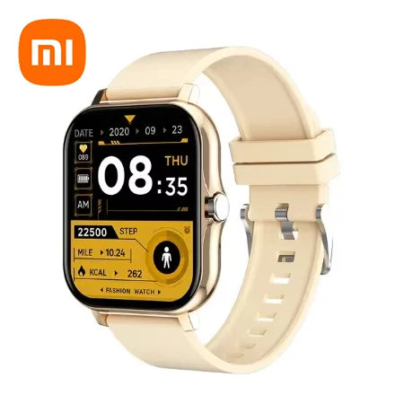 Xiaomi relógio inteligente feminino masculino senhora presente esporte relógios de fitness monitor freqüência cardíaca à prova dwaterproof água smartwatch para telefones android ios